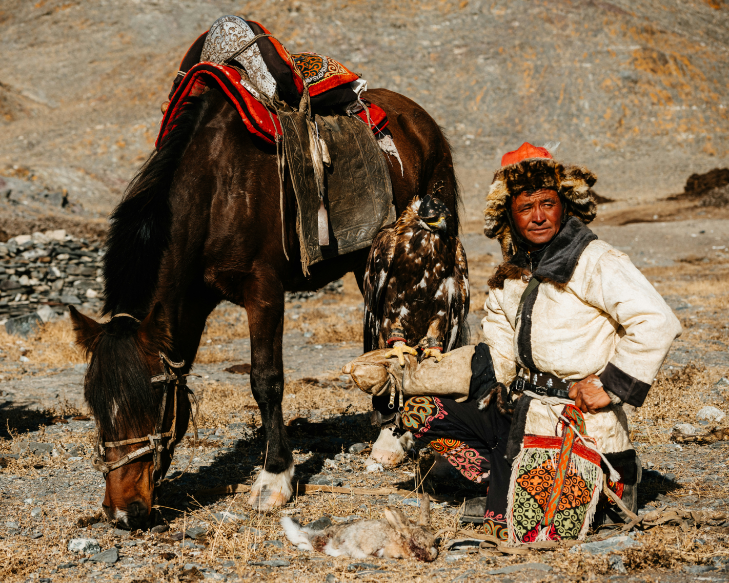 Kazakh People in Mongolia 