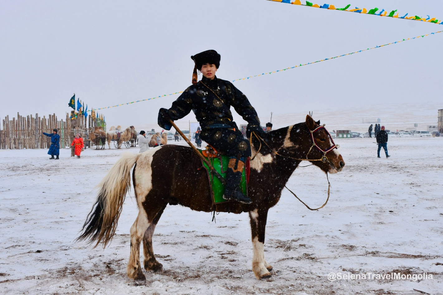 Taliin Tumen Aduu - Winter Horse Festival in Mongolia 