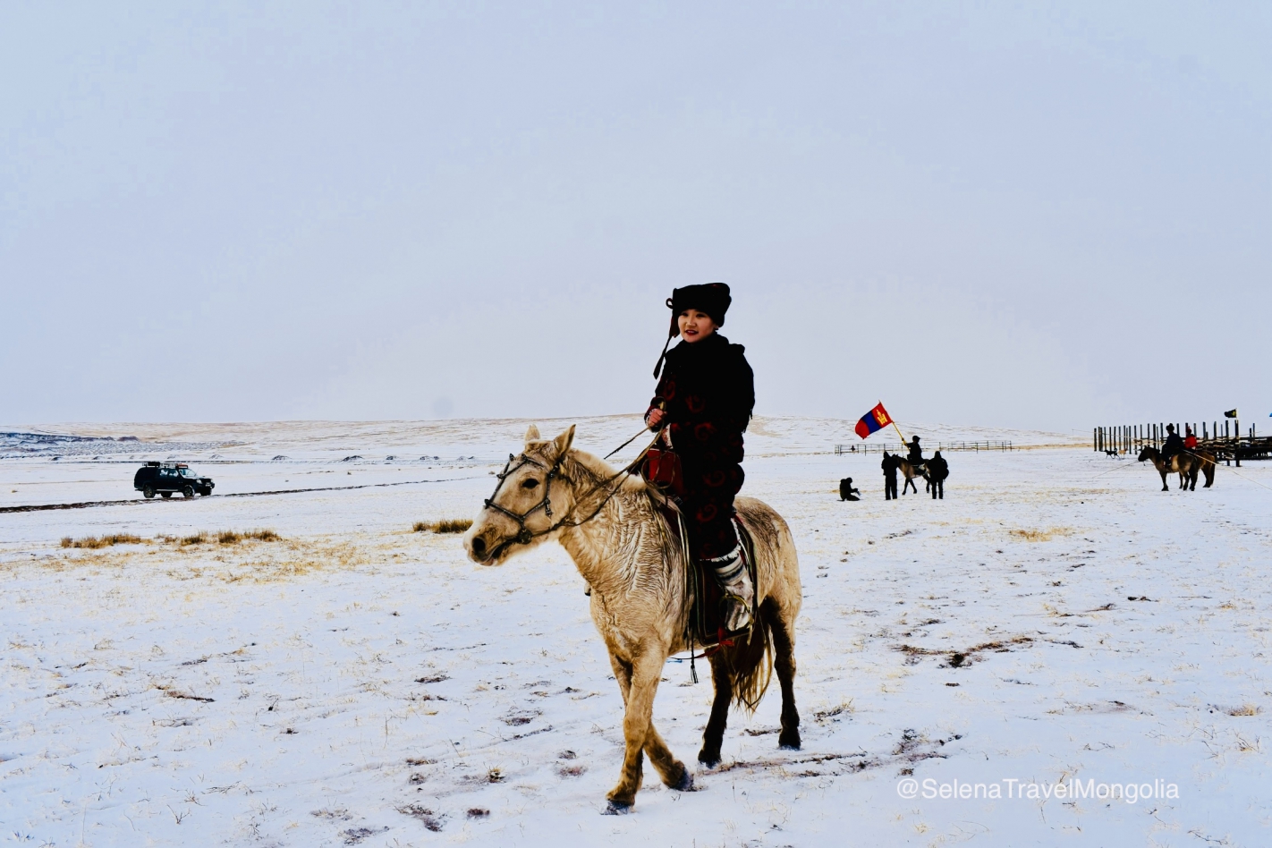 Taliin Tumen Aduu - Winter Horse Festival in Mongolia 