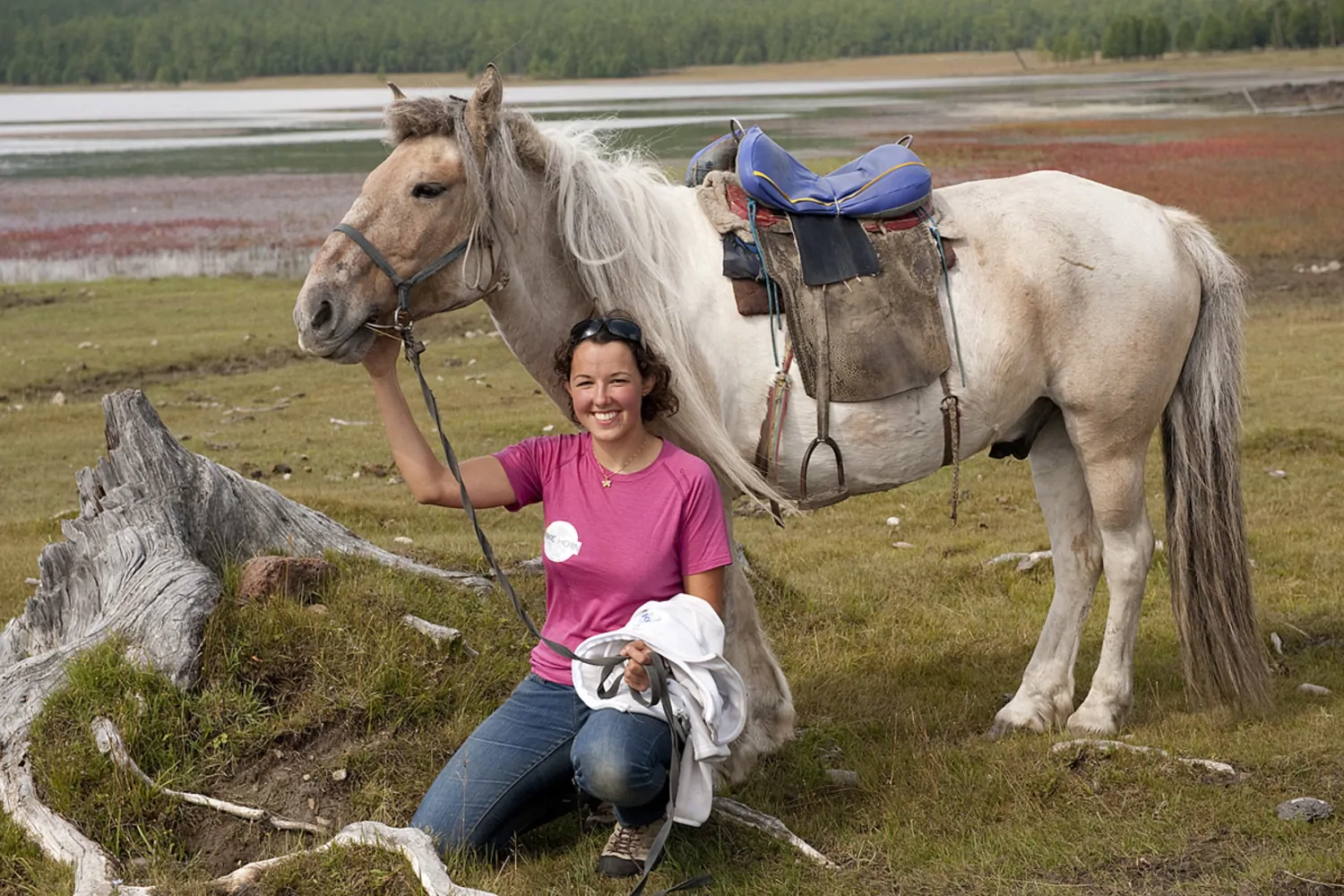 Horse trekking in Mongolia