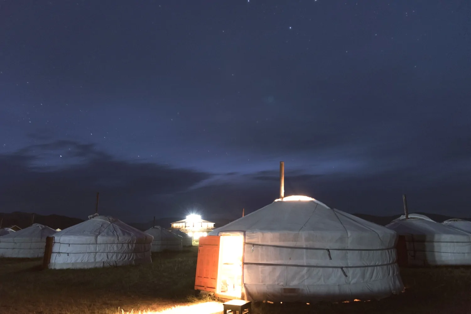 Staying at ger camp in Mongolia | stargazing