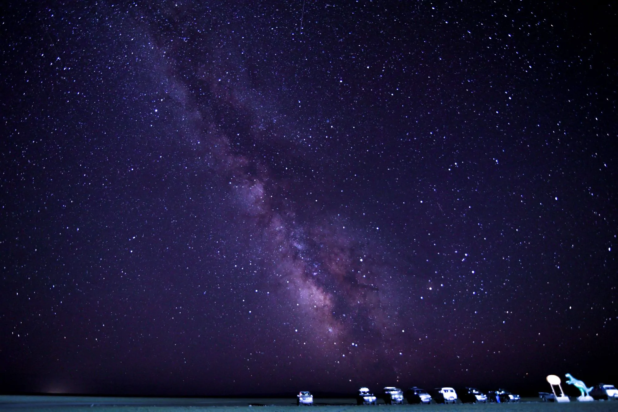 Stargazing in Gobi desert Mongolia